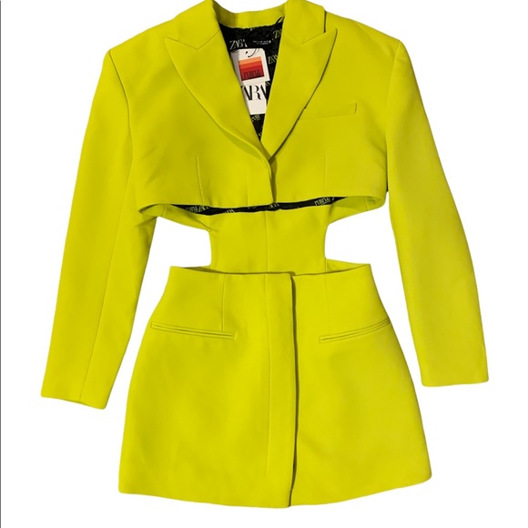 Zara Dresses & Skirts - Zara Exclusive Purple Magazine Blazer Dress S